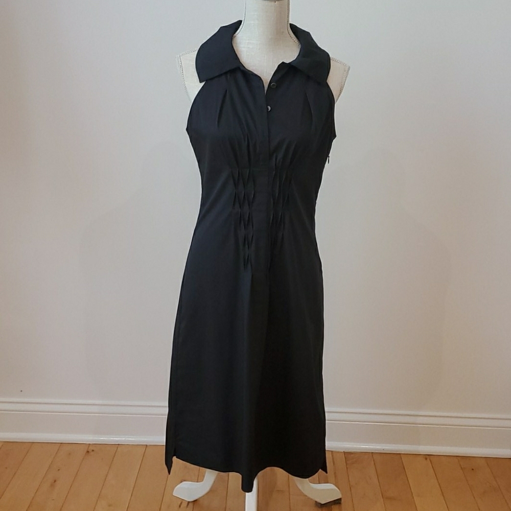 NWT Elie Tahari Black Ramsy Peter Pan Collar